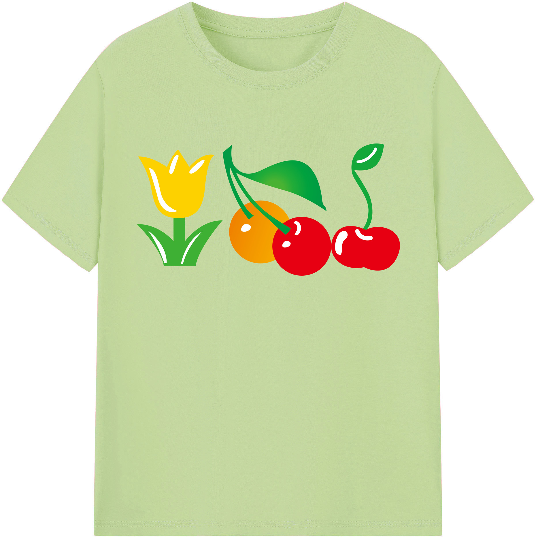 （画像用） Hello Kitty ハローキティ 綿100％半袖Tシャツ（フロントプリント）